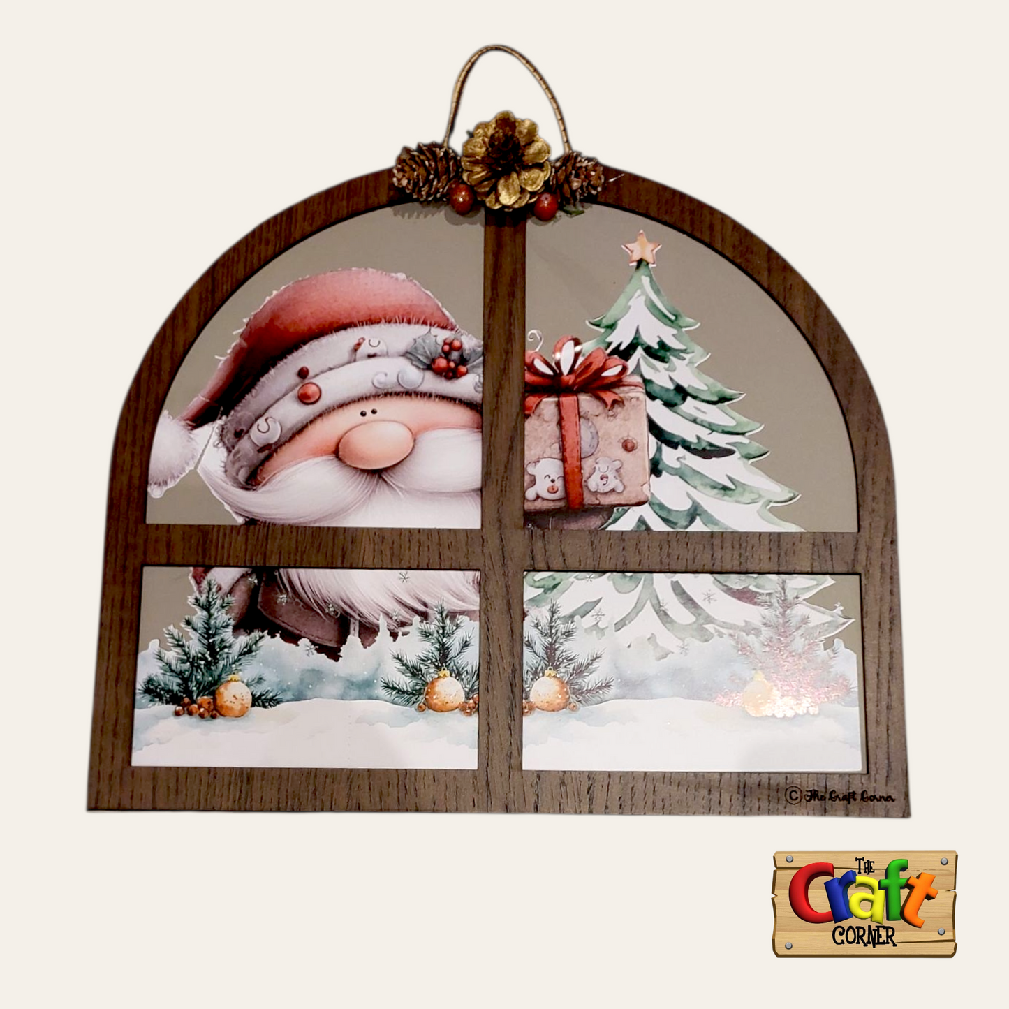 Christmas sign (Santa Window)