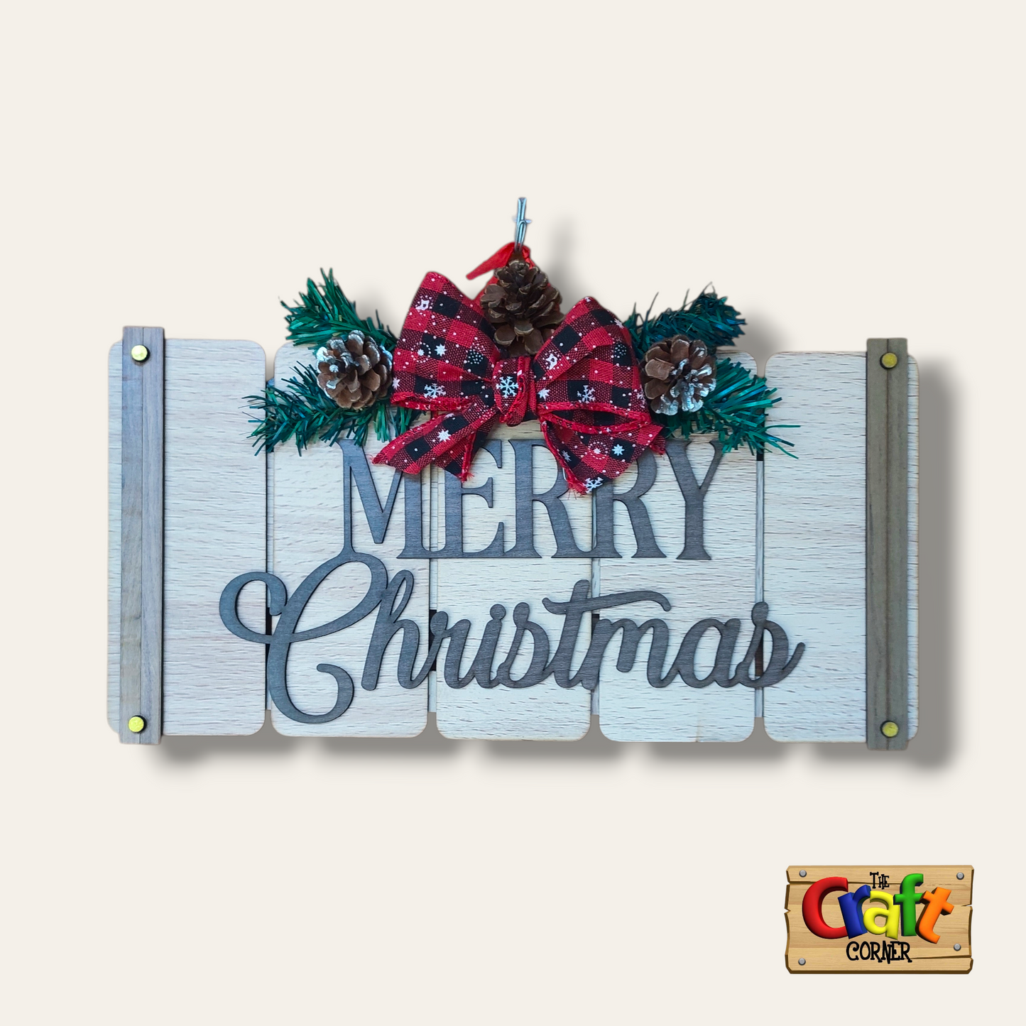 Christmas sign (Merry Christmas rustic 2)