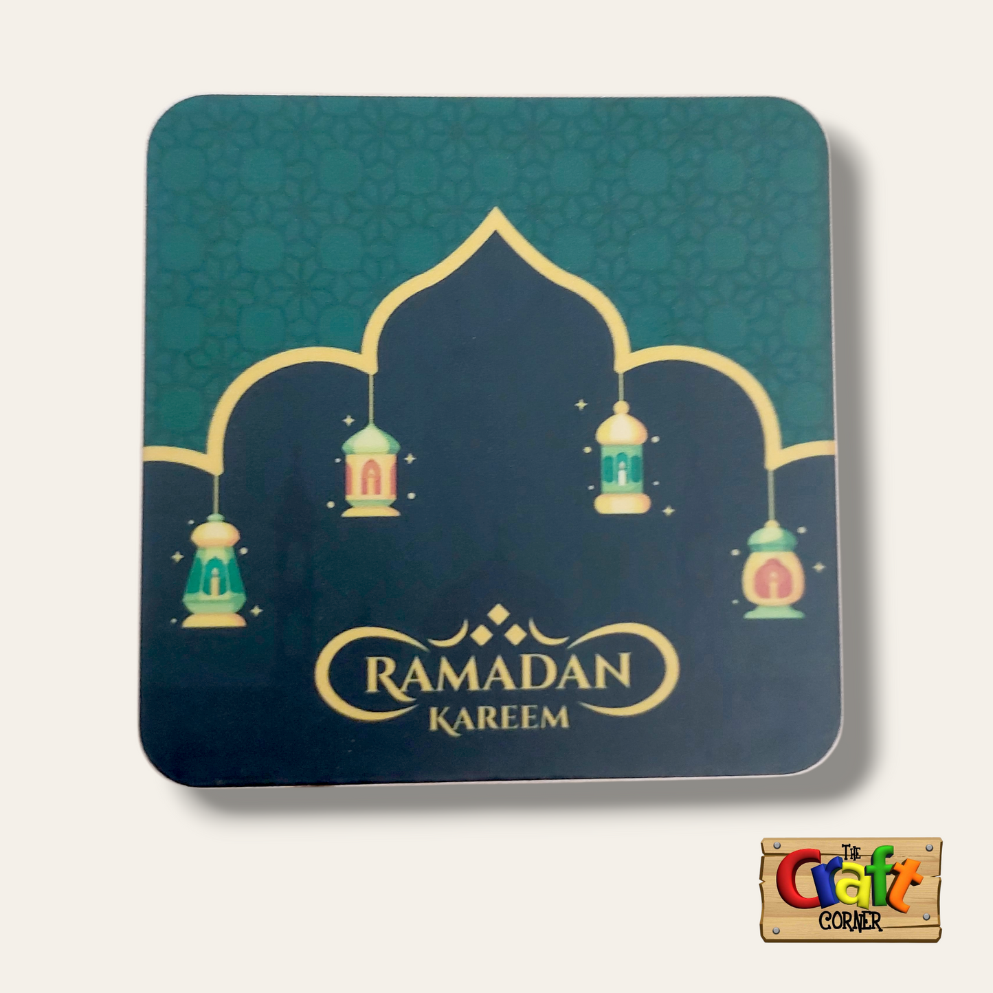 Coaster: Ramadan coaster Green mosque