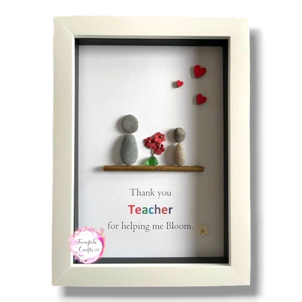 Thank you Teacher pebble shadow box