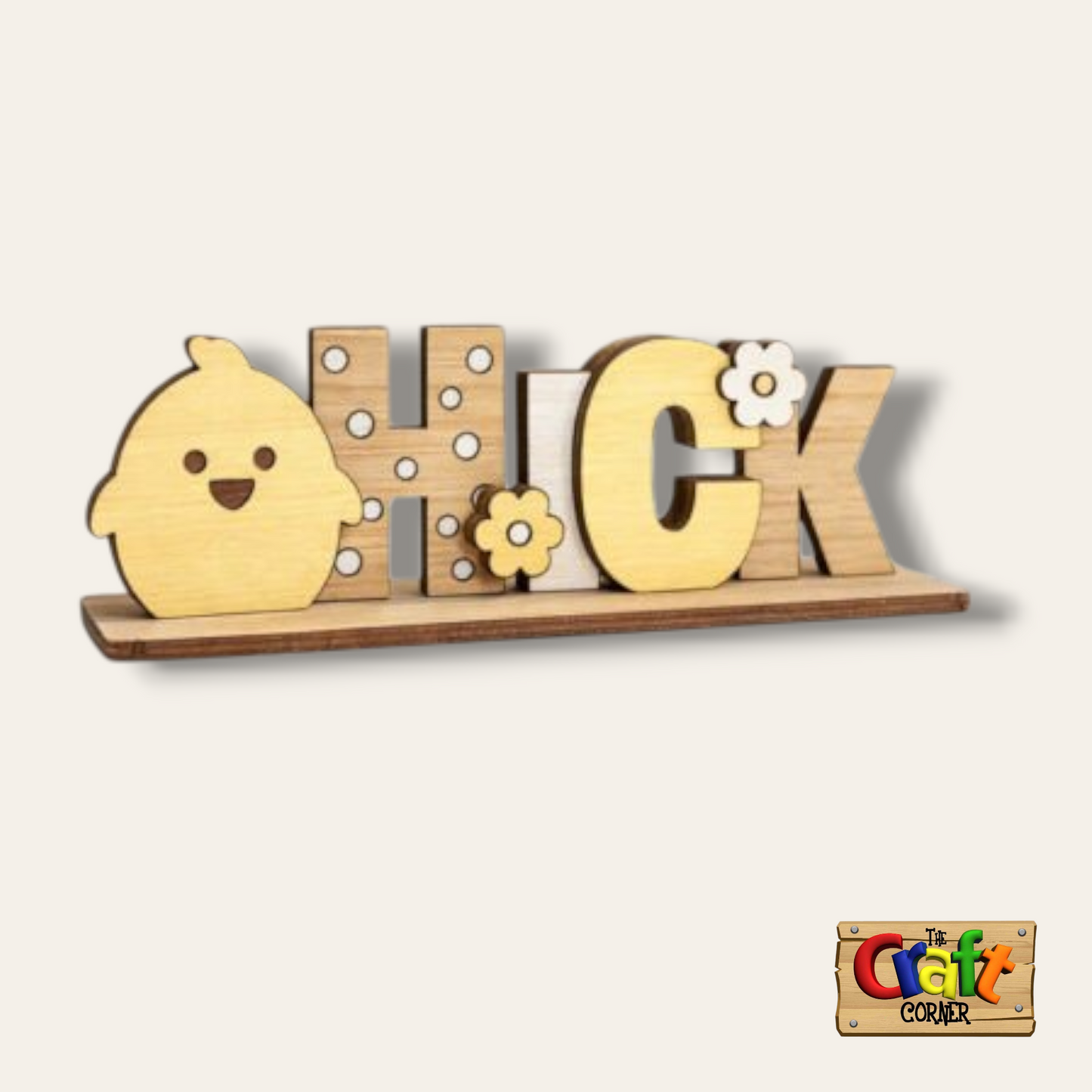 Easter Stand Words: Chick