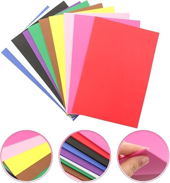 Foam sheets: 50x70 cm