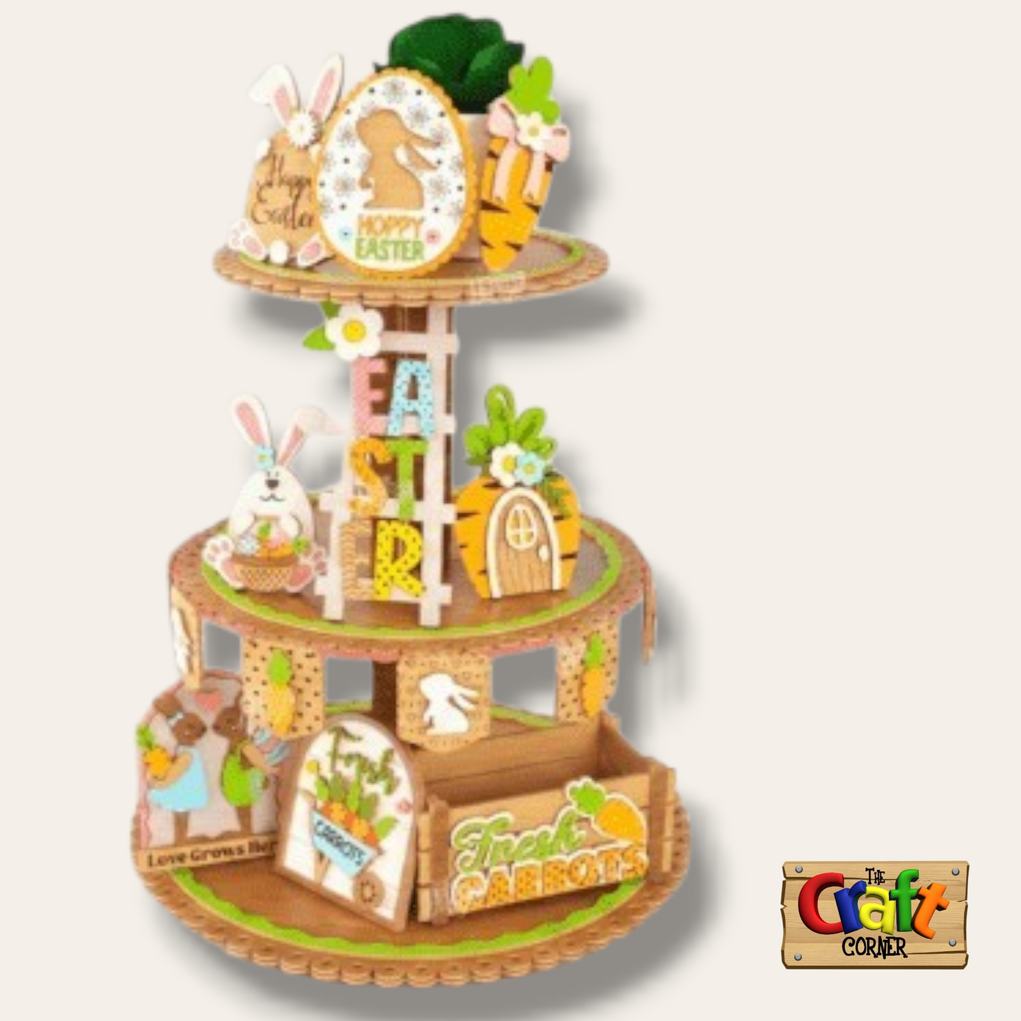 Easter Tiered tray