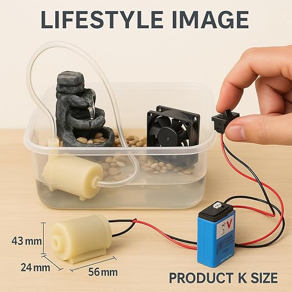 Mini water pump, dc 9v Waterproof