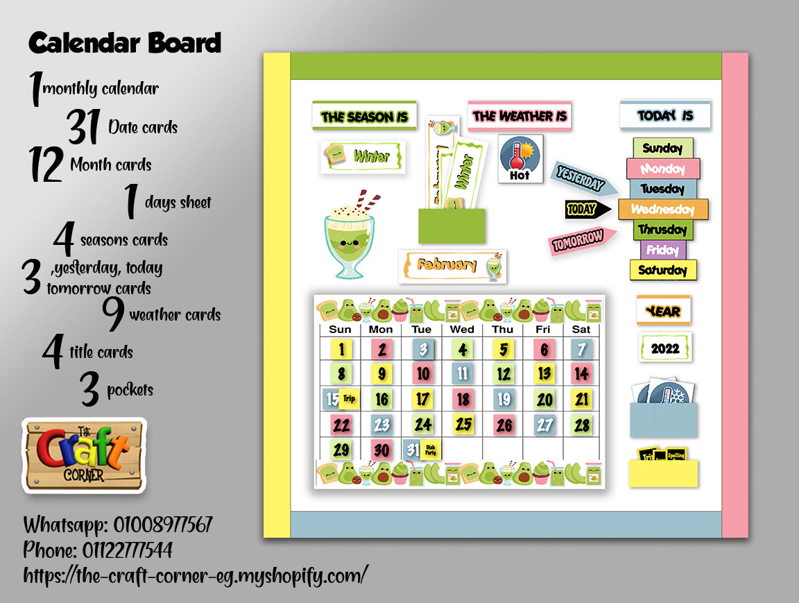 Avocado Classroom theme