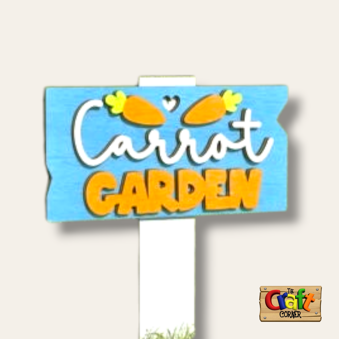 Easter garden sign (Carrot Garden)