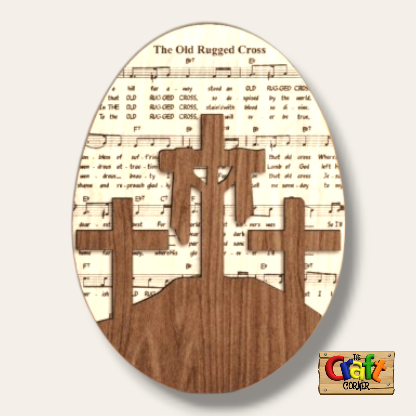 Christan wooden plaque
