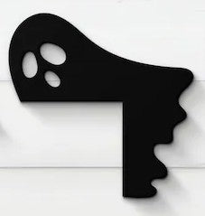 Decor: Halloween wooden door corner decor 5