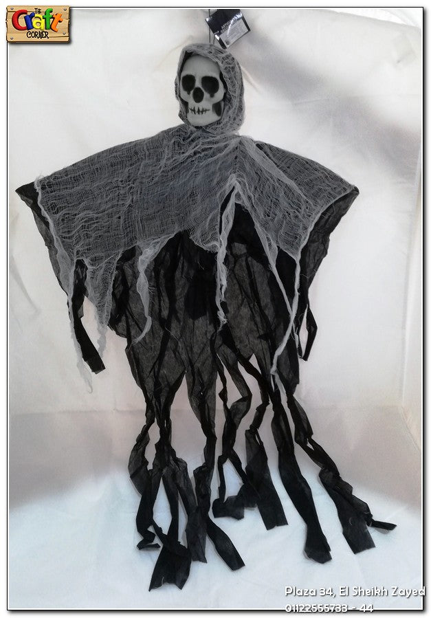 Decor: Halloween dangling skeleton ghost