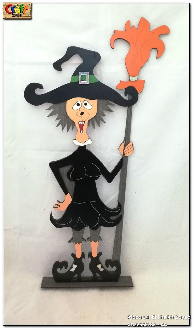 Halloween wooden table decor 1
