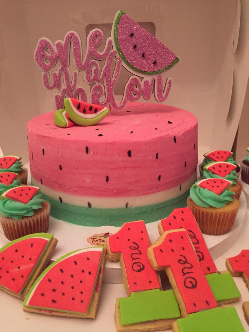 Multi-layered Foam topper "One in a Melon"