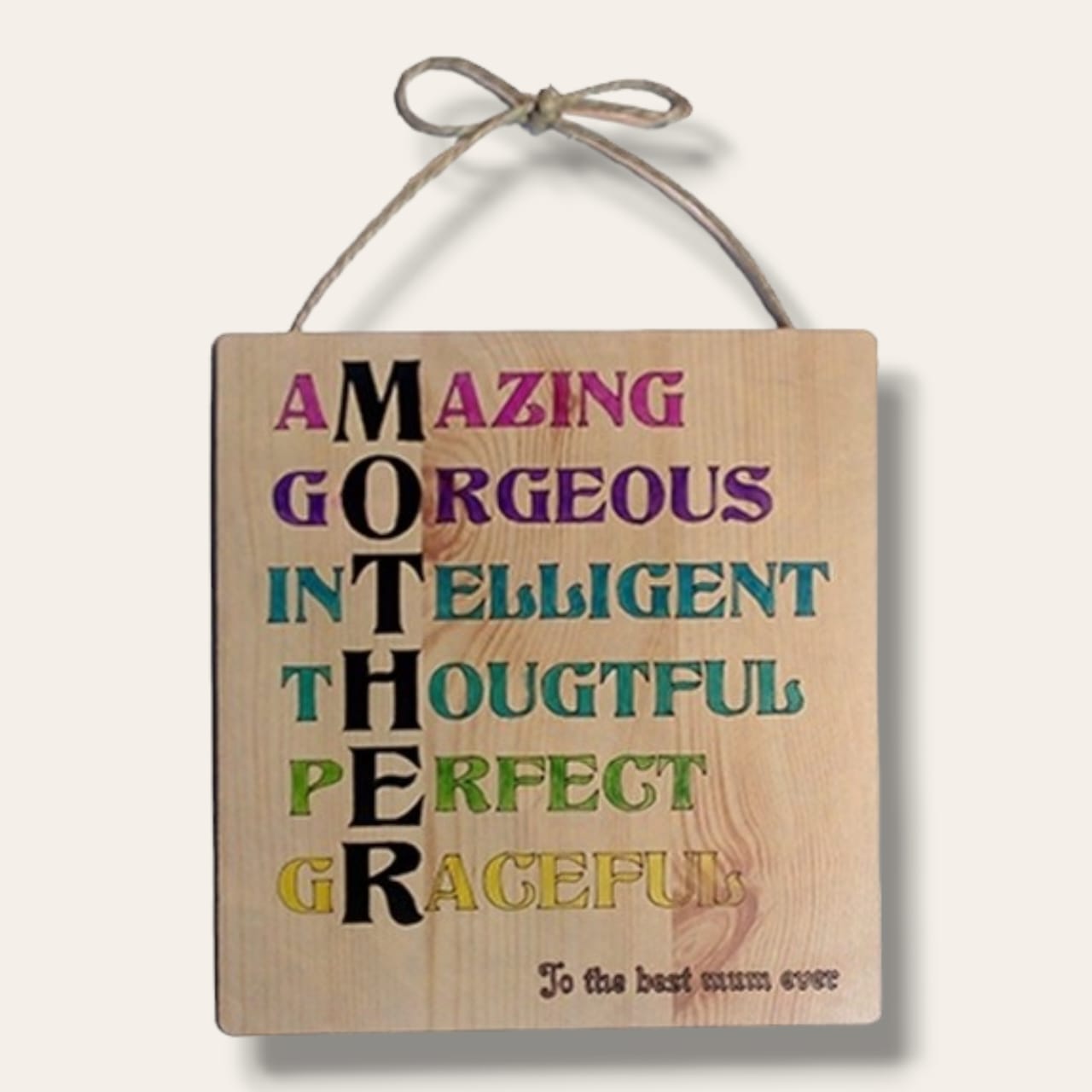Board: MOTHER wooden plaque