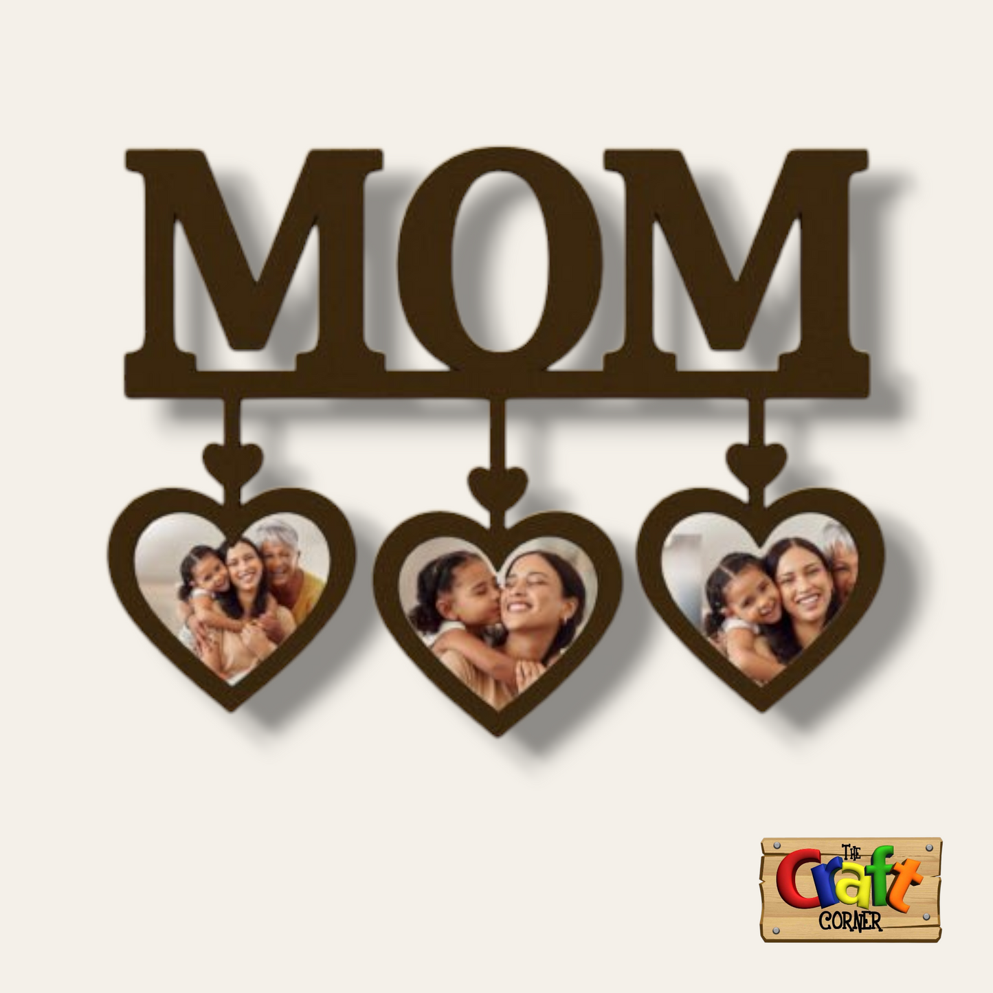 Frame: MOM dangling photo frames