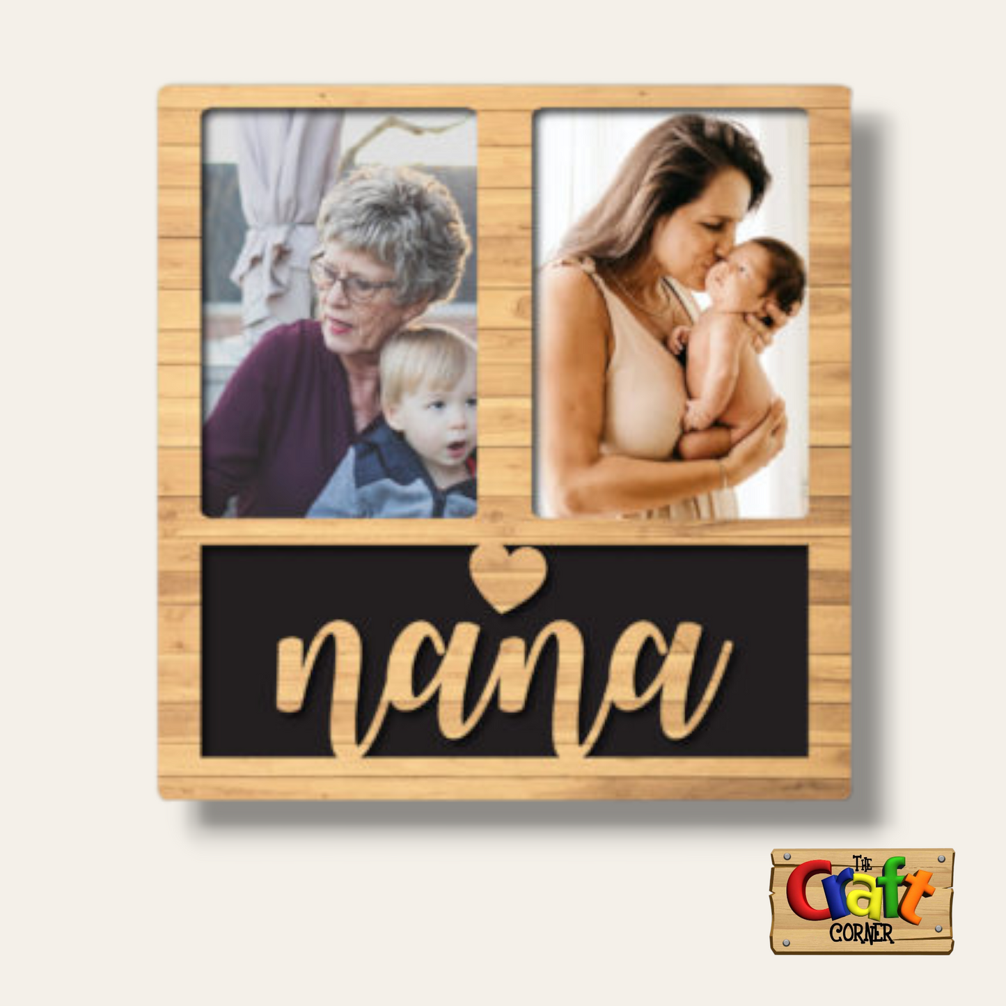 Board: Customizable Rustic Family Photo Frames