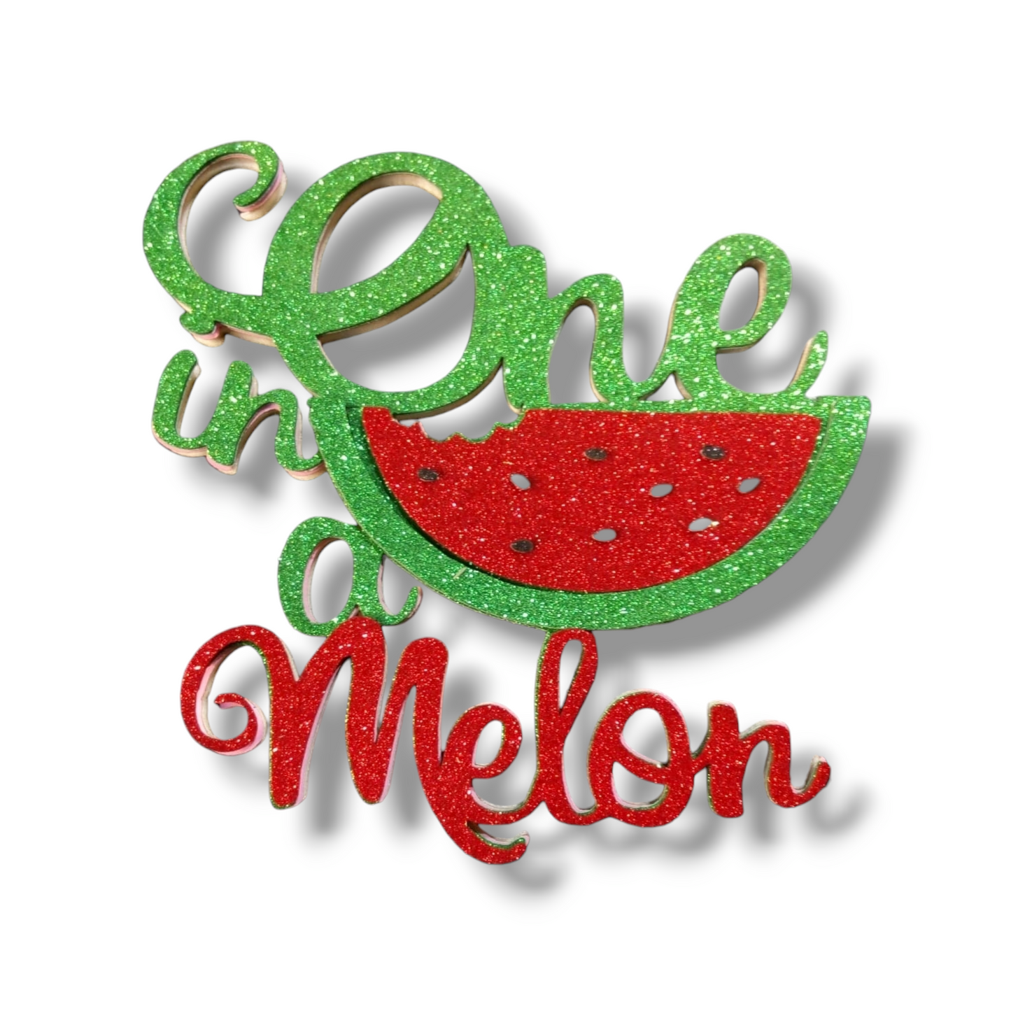 Multi-layered Foam topper "One in a melon"