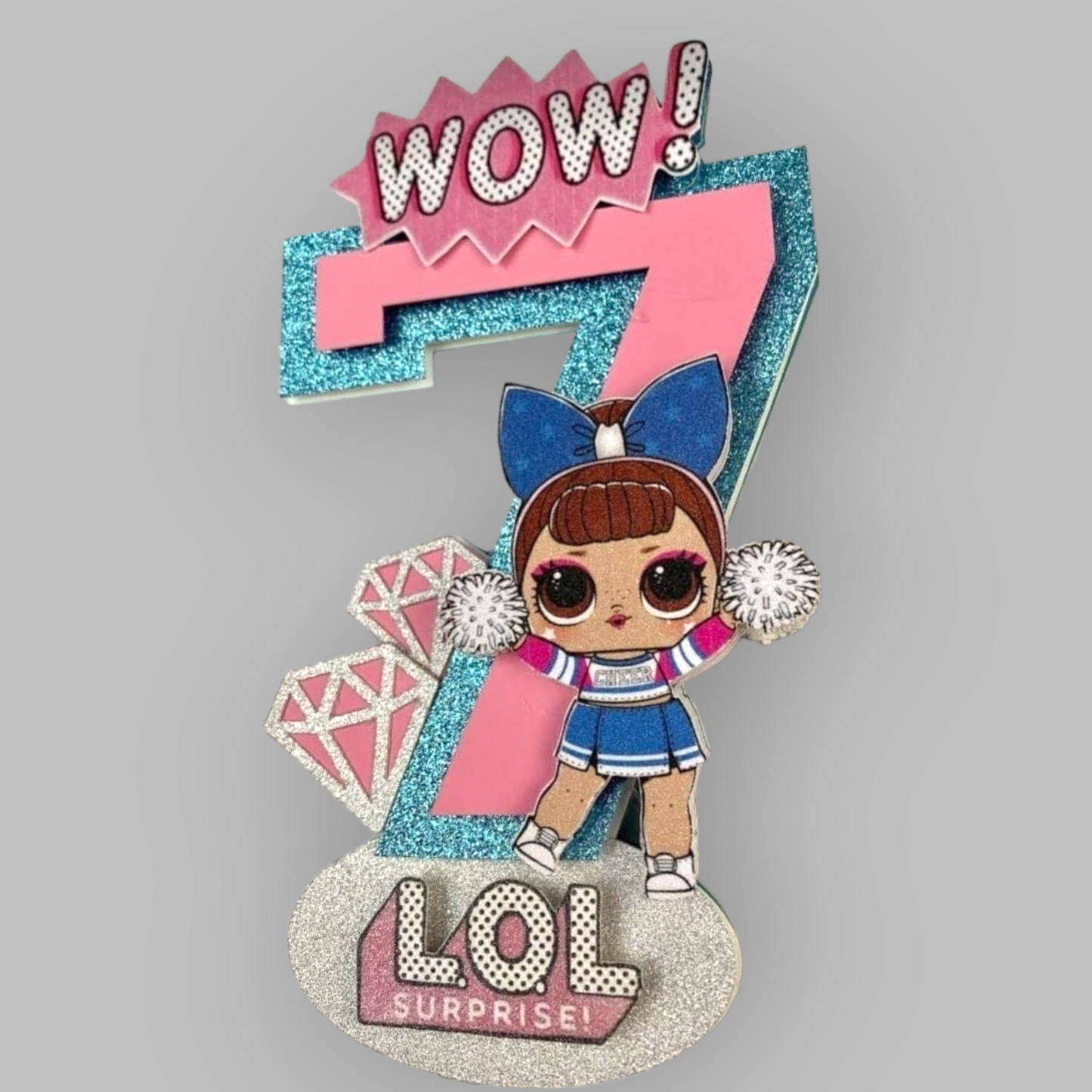 Multi-layered Foam topper "LOL"