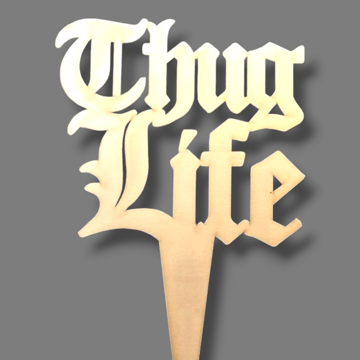 Wood topper (Gold) "logo"