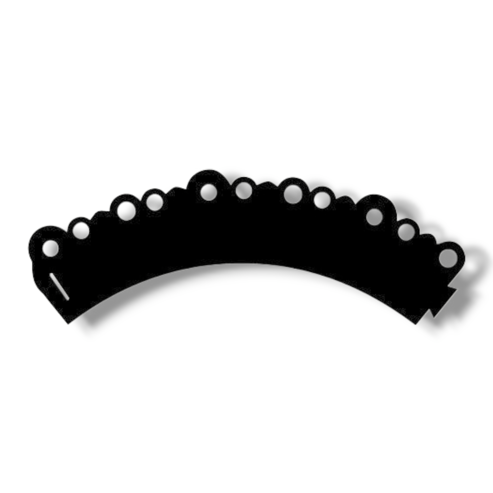 Cupcake lace wrapper (set of 12) "circles" The Craft Corner EG