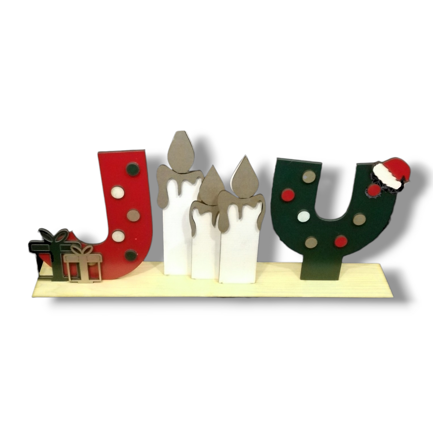 Wooden Christmas JOY stand