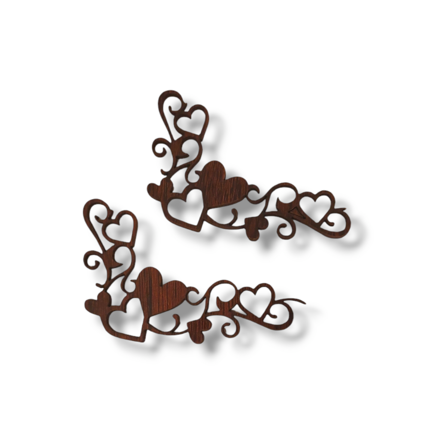 Wooden hearts corner