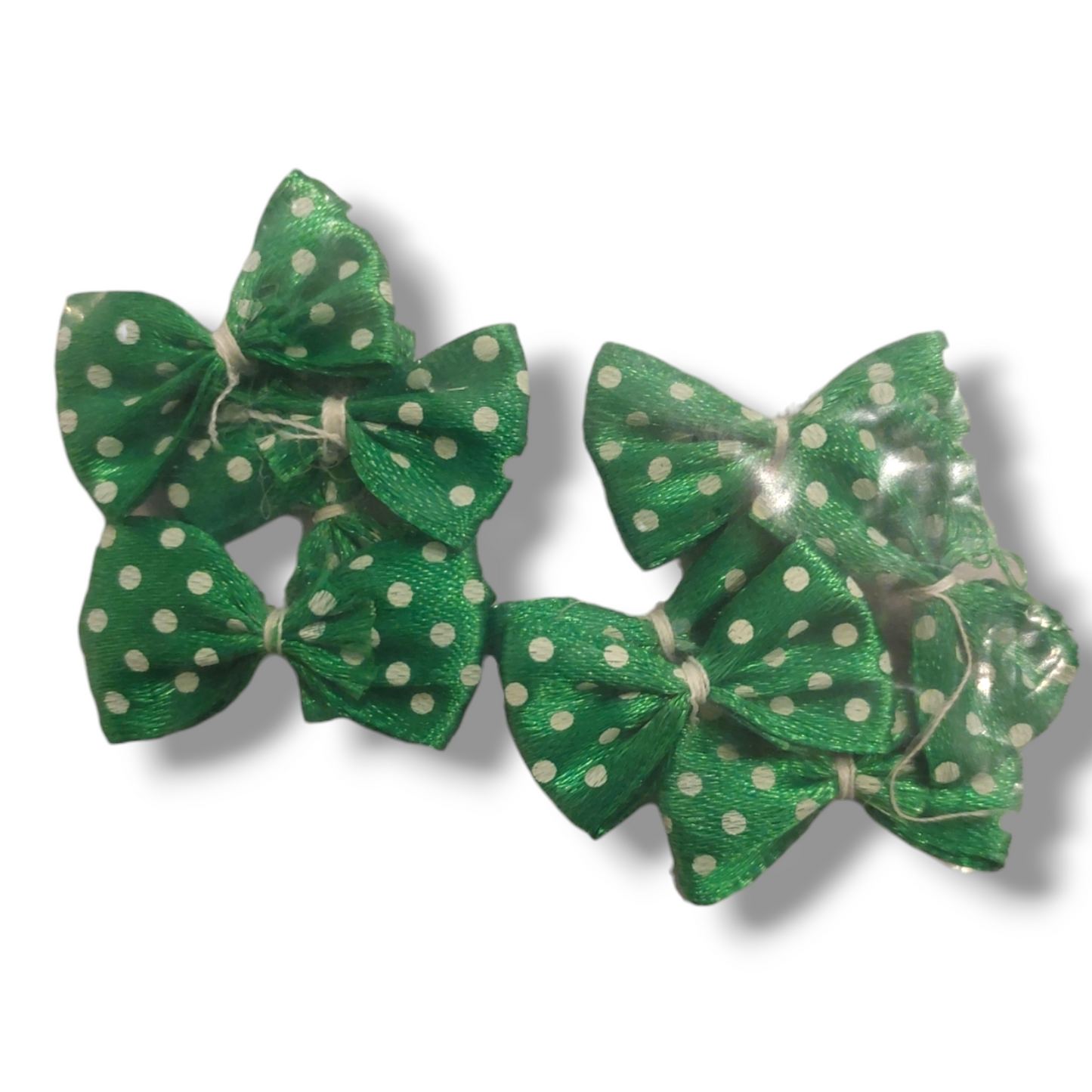 Satin bows green