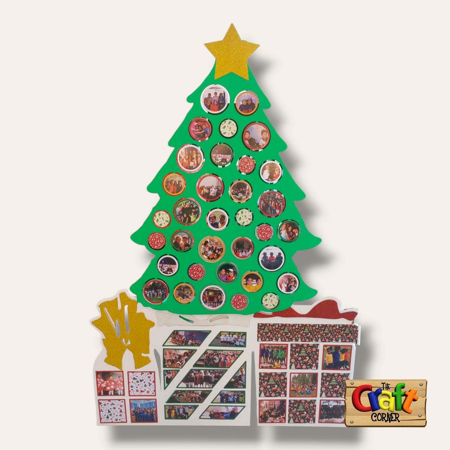 Foam Christmas class picture frame