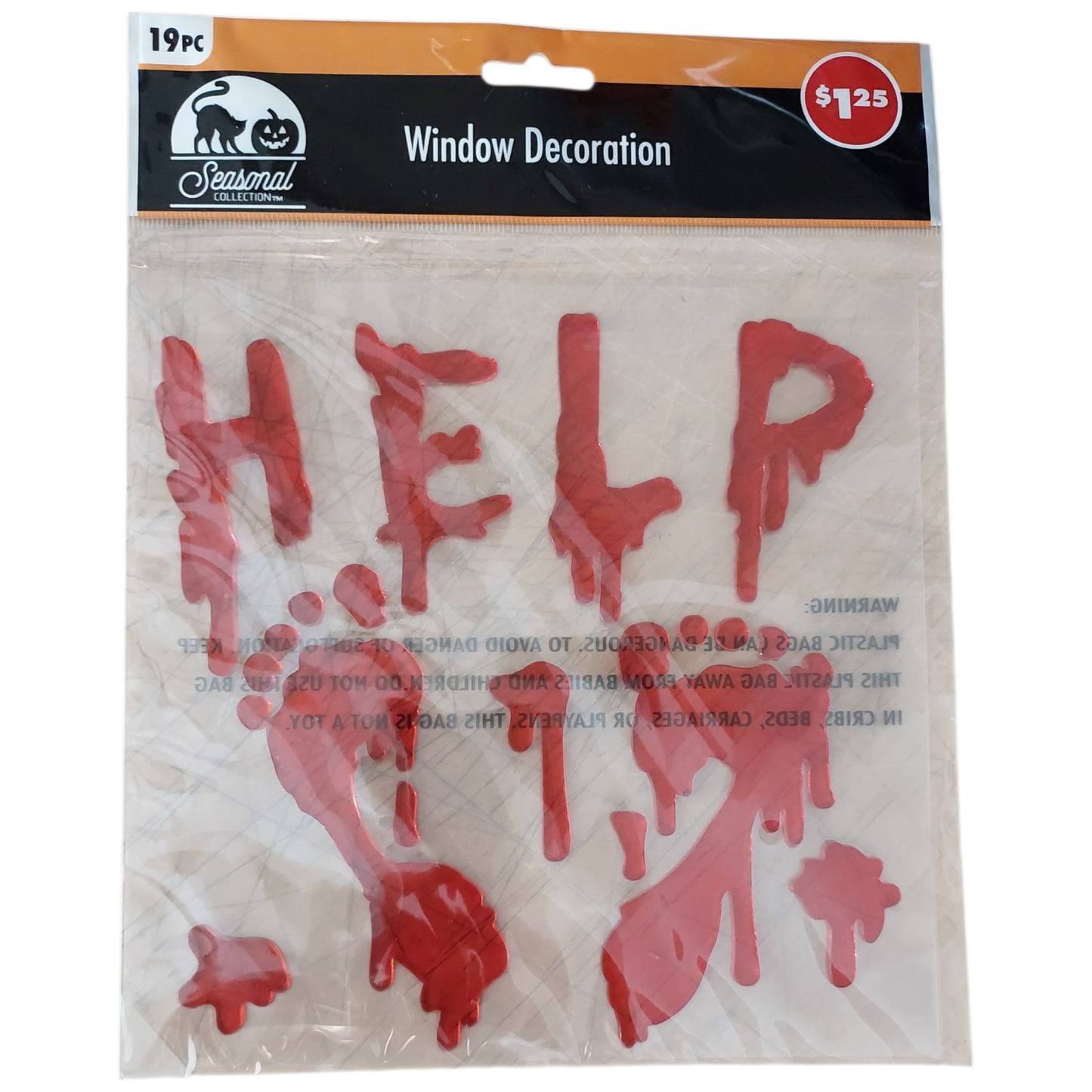 Halloween window gel stickers 1