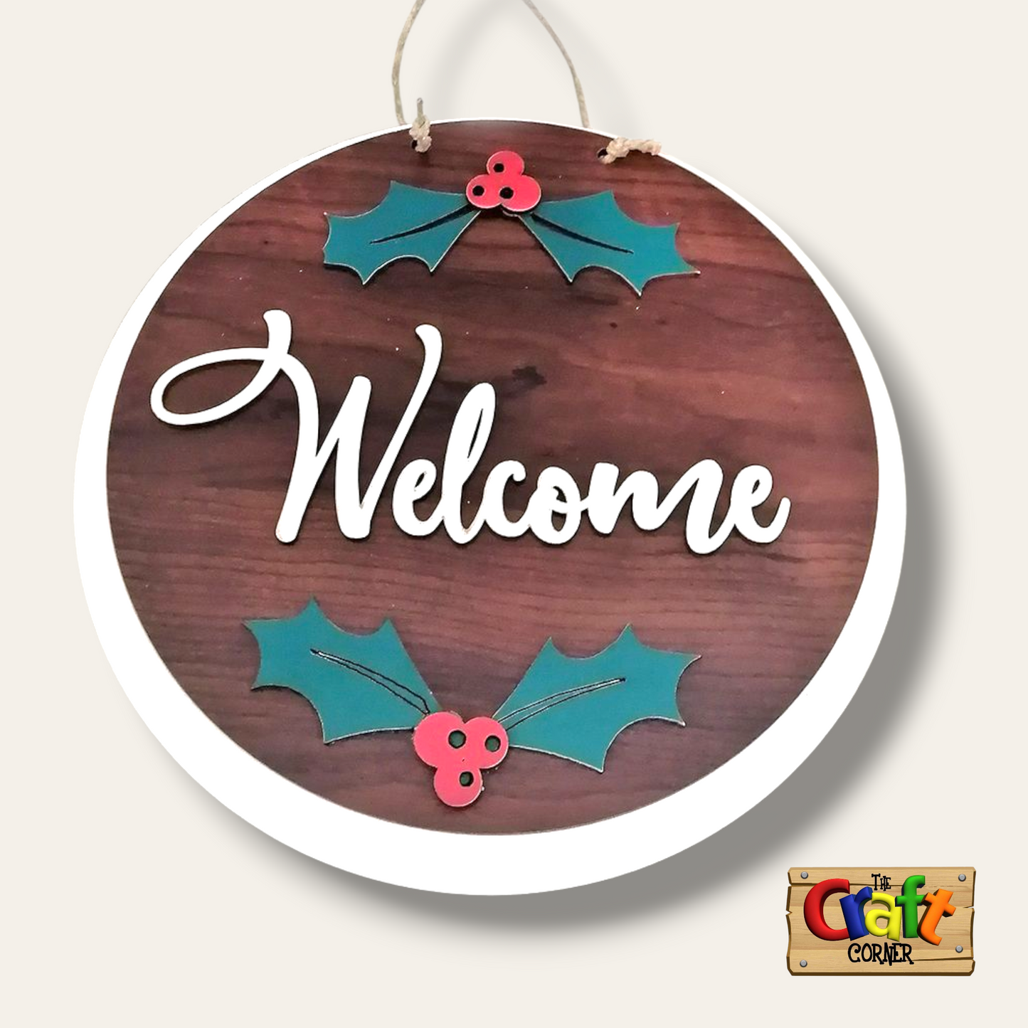 Christmas sign (Welcome)