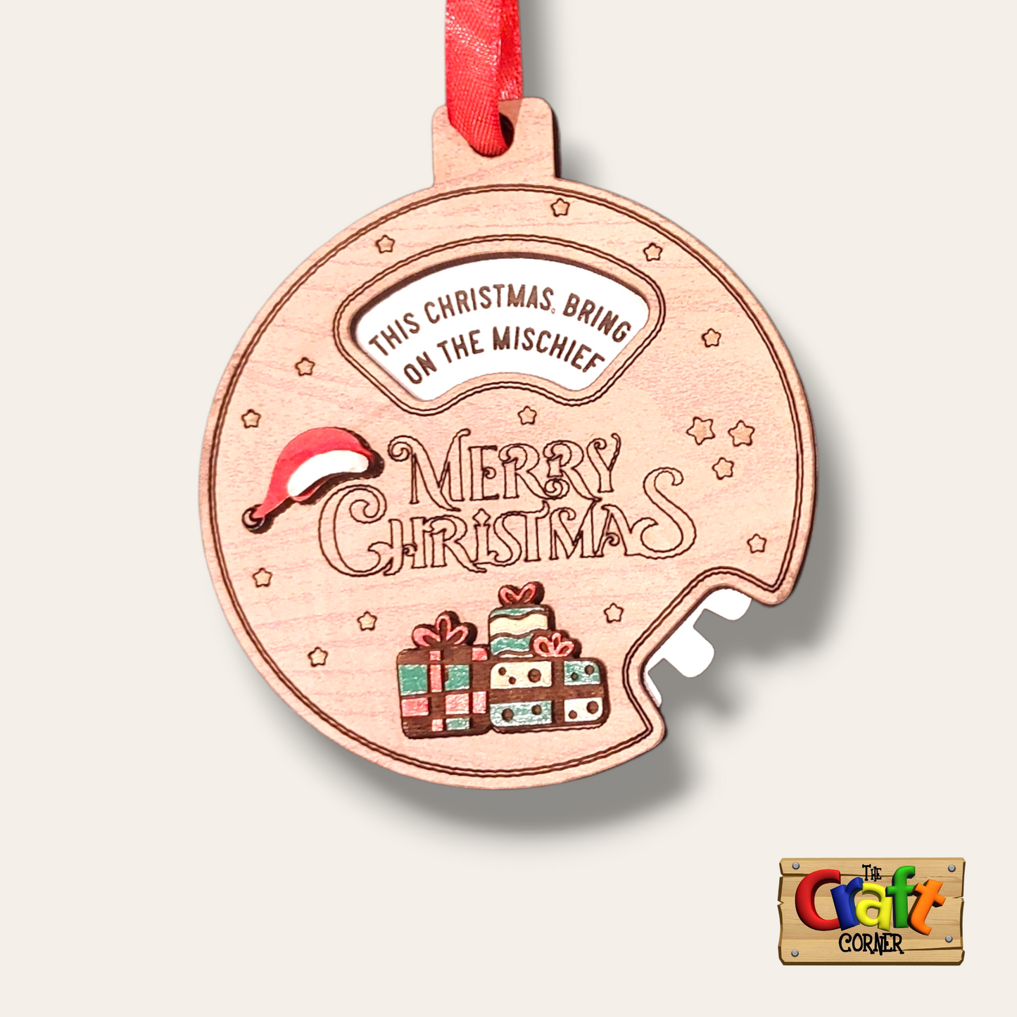 Ornament/wall decor: Interactive Funny Christmas ornament