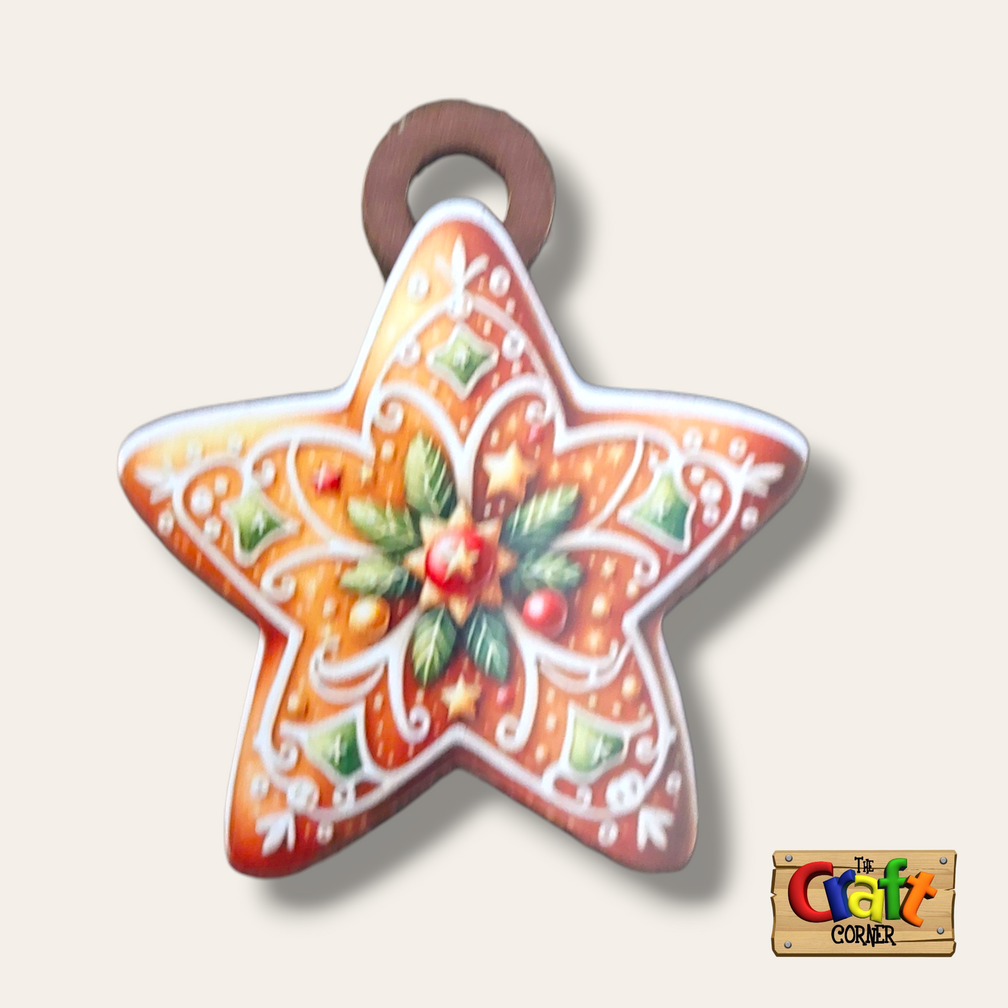 Ornament: Wooden vintage (2D) (Ginger Cutouts 2)