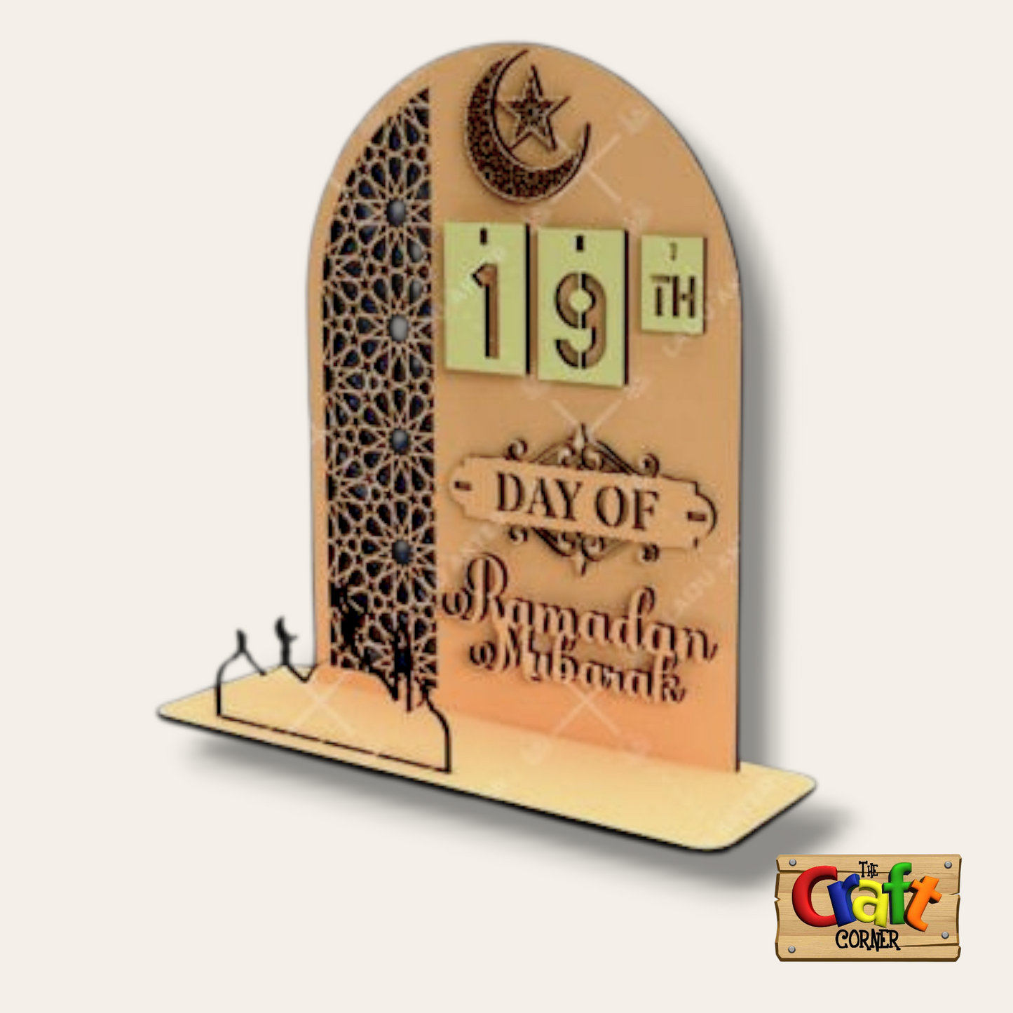 Calendar: Ramadan countdown stand