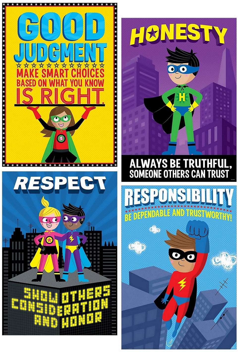 Heroes Qualities (set of 4) 1