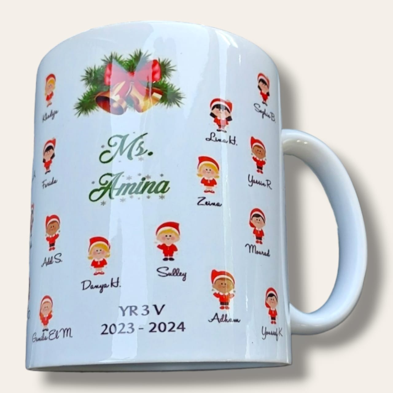 Christmas mug: Class Santa themed