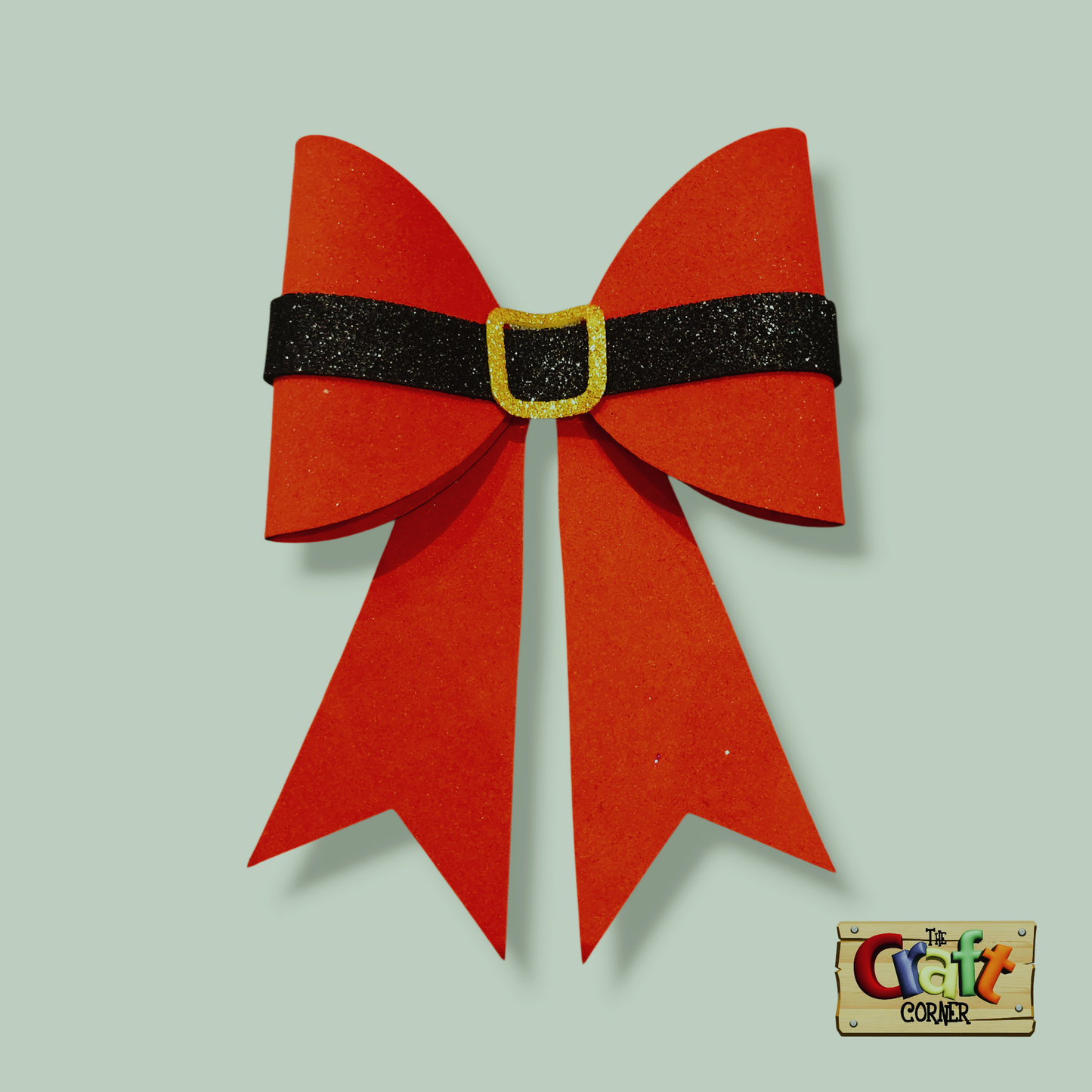 Bow: Christmas foam santa bow