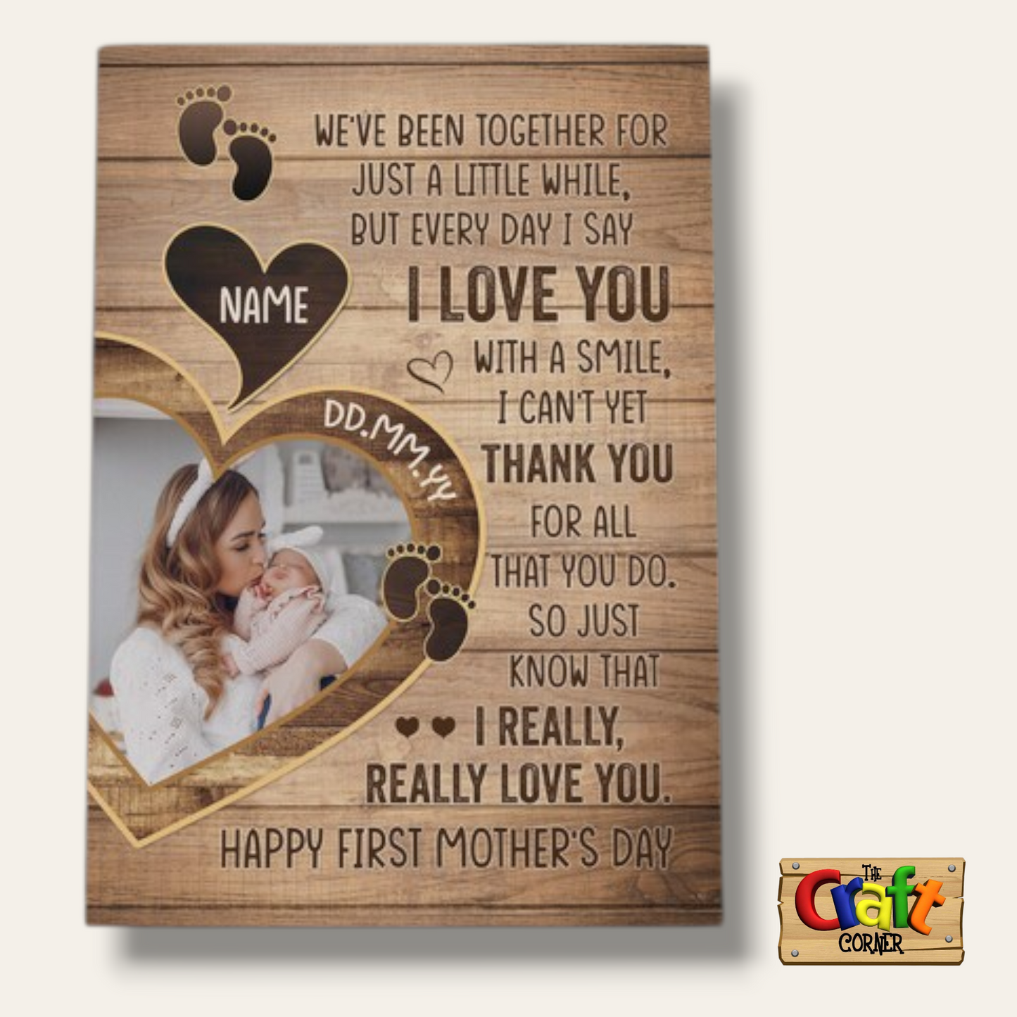 Board: First mother's day canvas