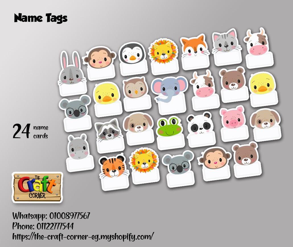 Animals Welcome Board Set