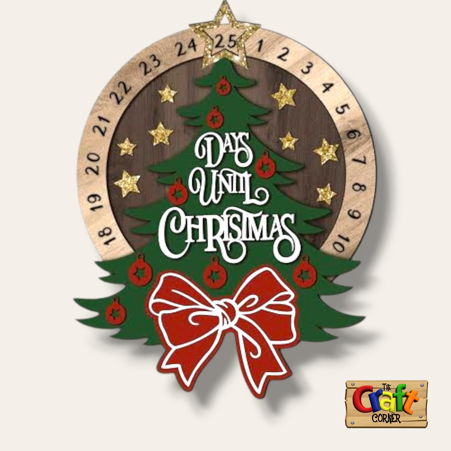 Christmas countdown: Days until Christmas tree