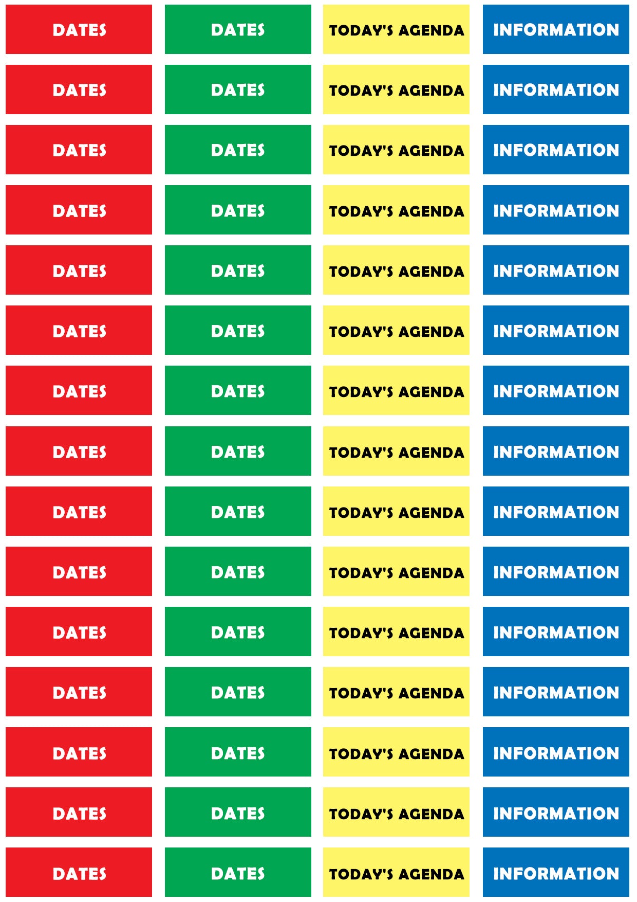 Sticker pack: information