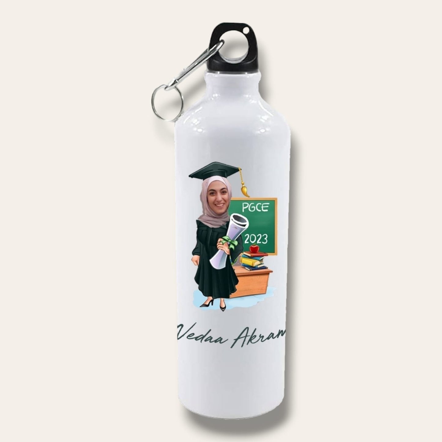 Caricature waterbottle