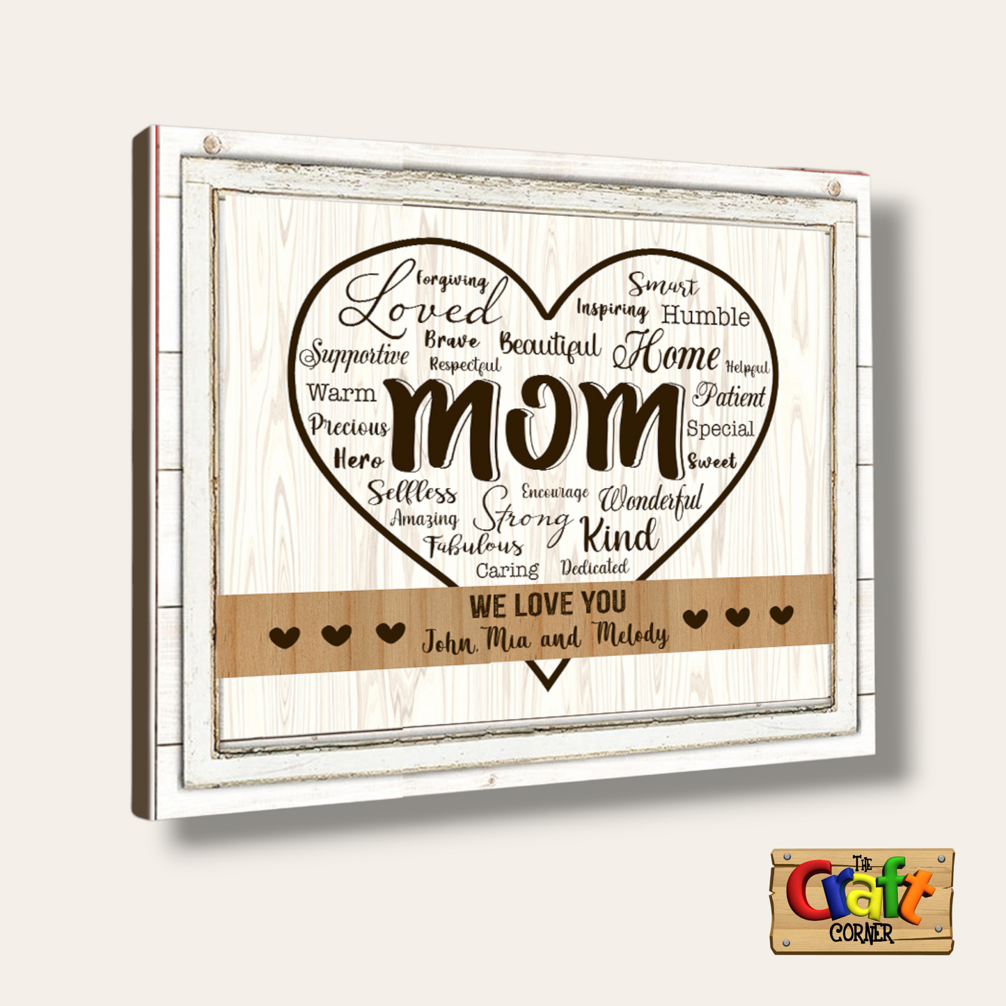 Board: Mom wooden layered board