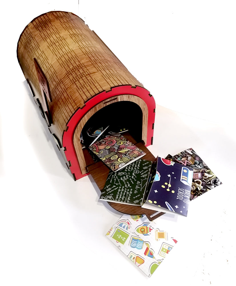 Wooden Teacher mailbox