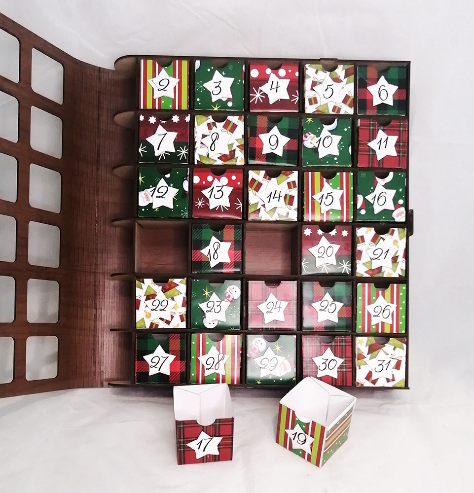 Wooden Christmas Advent Calendar