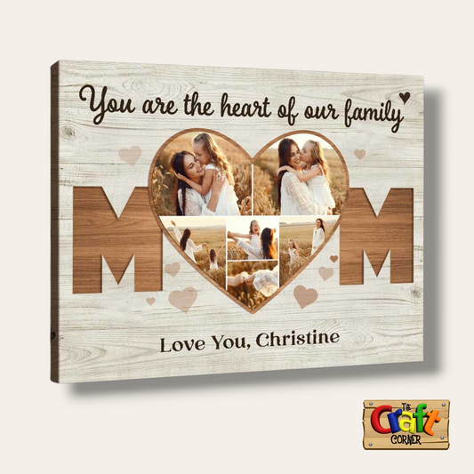 Board: Mom wooden plaque with pictures 3