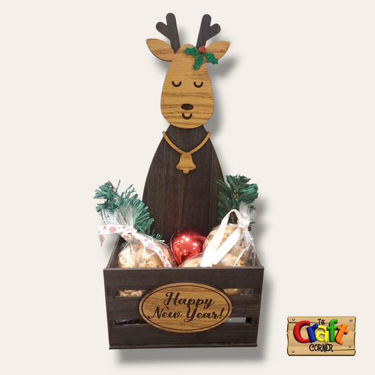 Box: open box/basket Reindeer