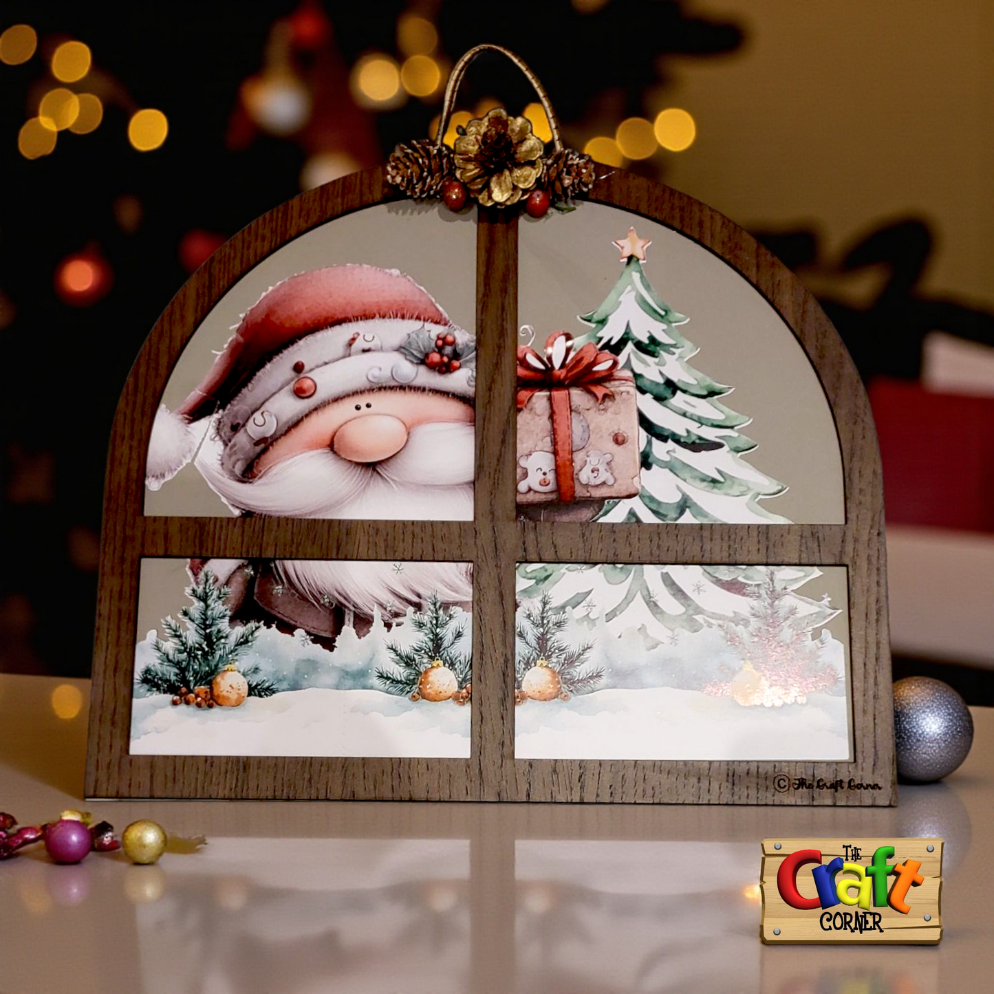 Christmas sign (Santa Window)