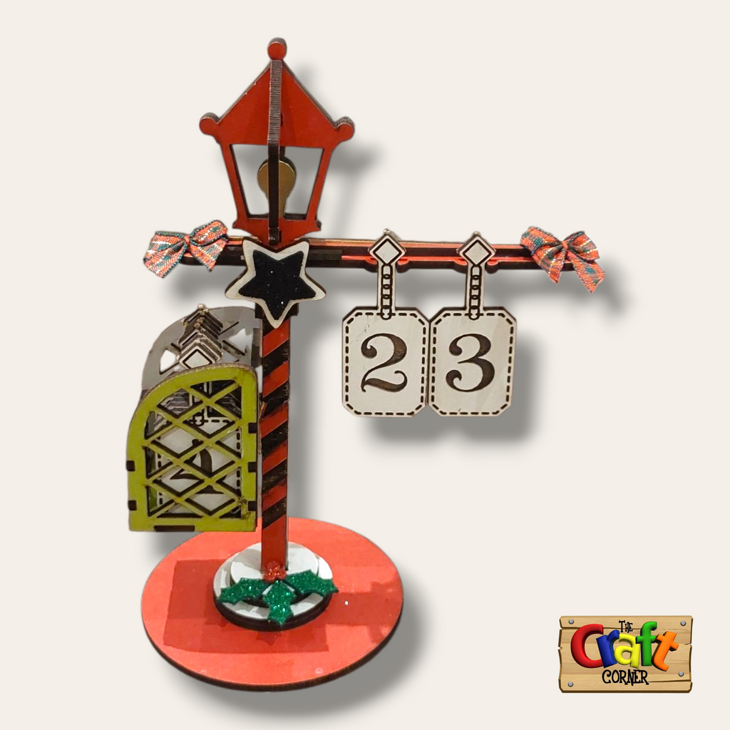 Christmas countdown stand (Lamp post)