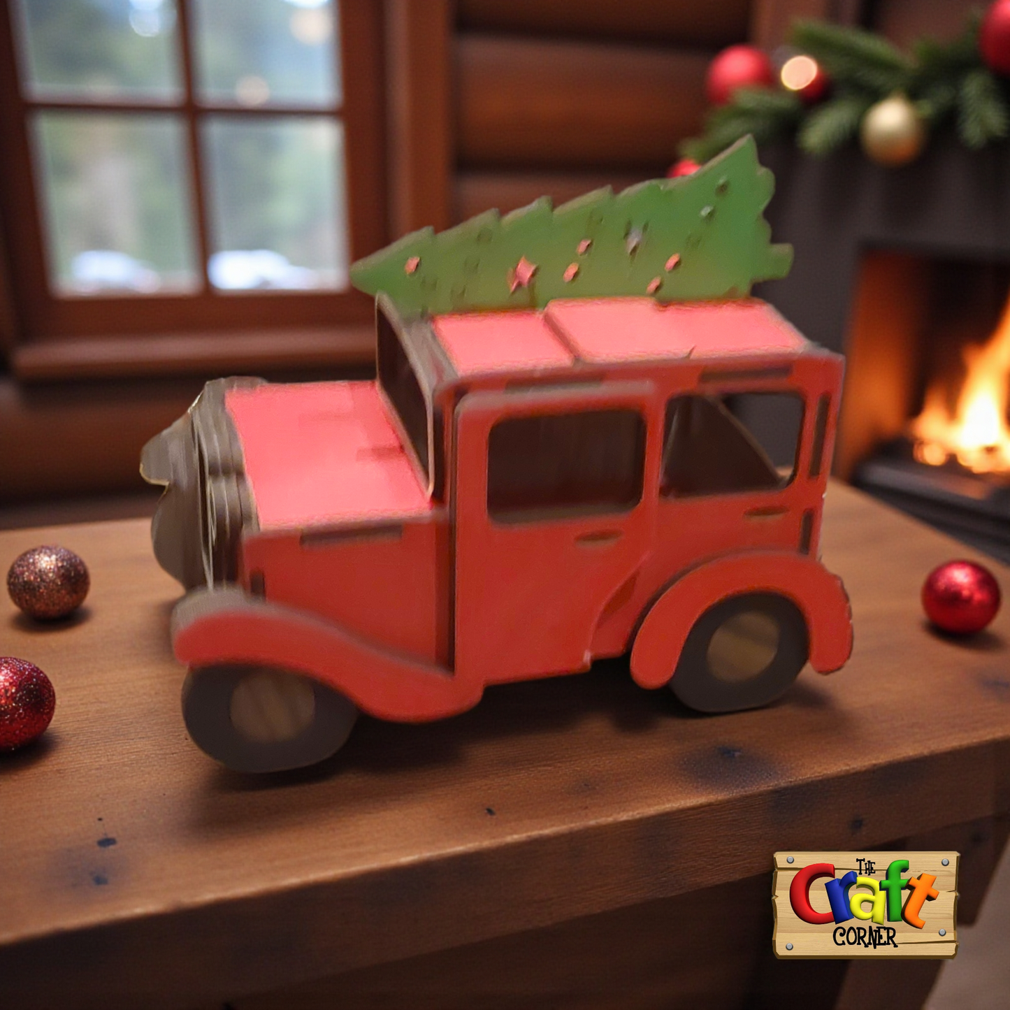 Country Christmas Farmstead: 3D truck