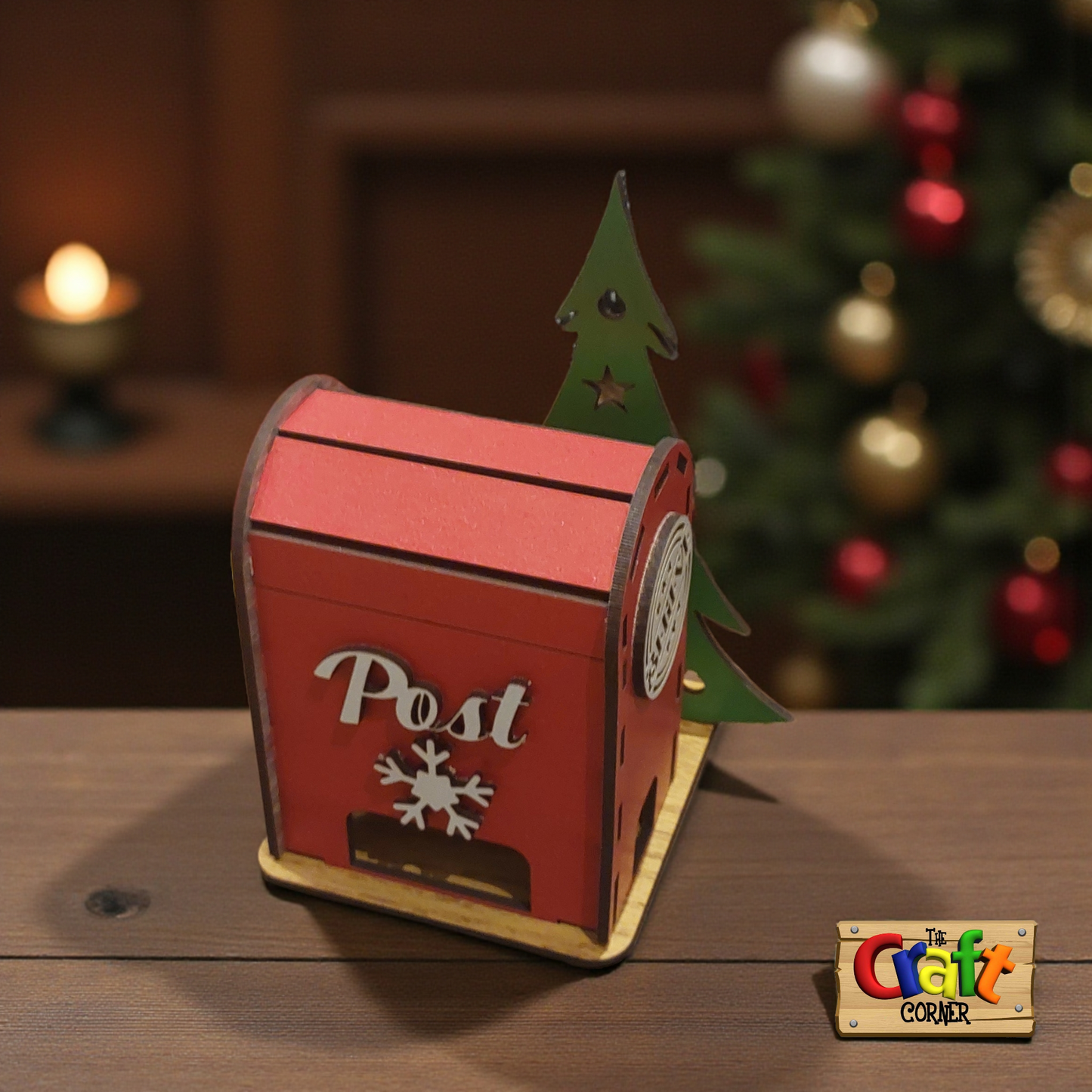 Country Christmas Farmstead: 3D post box