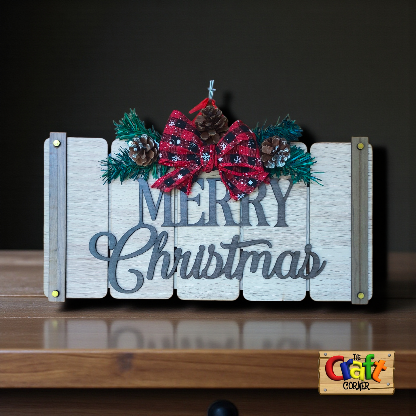 Christmas sign (Merry Christmas rustic 2)