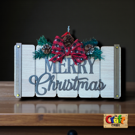 Christmas sign (Merry Christmas rustic 2)